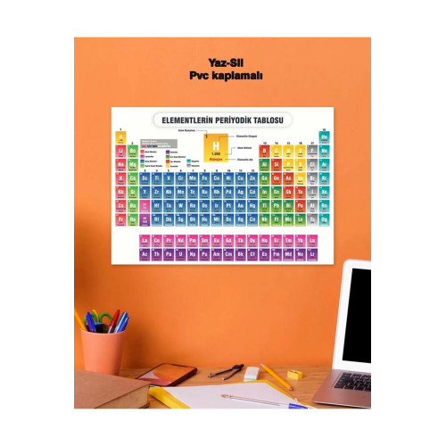 Periyodik Cetve Pvc Kaplamalı Poster